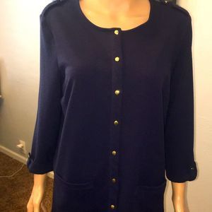 Avon Signature Collection Polyester Jacket with Gold Buttons